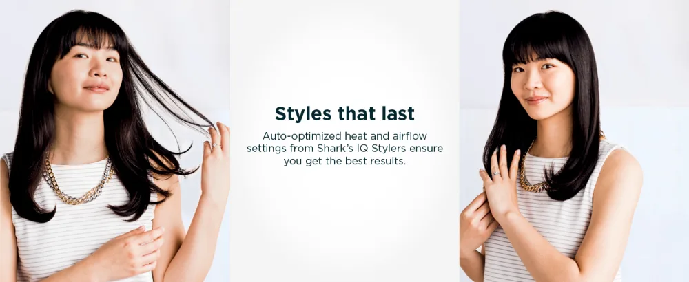 Shark HD102C Blow Dryer HyperAIR Fast-Drying with IQ 2-in-1 Concentrator Ionic No Heat Damage for All Hair Types Stone - Styles that last