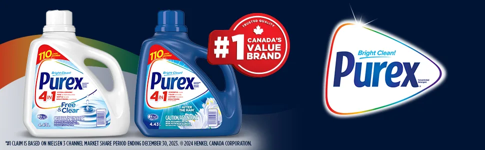 Purex Coldwater Liquid Laundry Detergent 2.03 Liters 50 Loads - Purex #1 Value