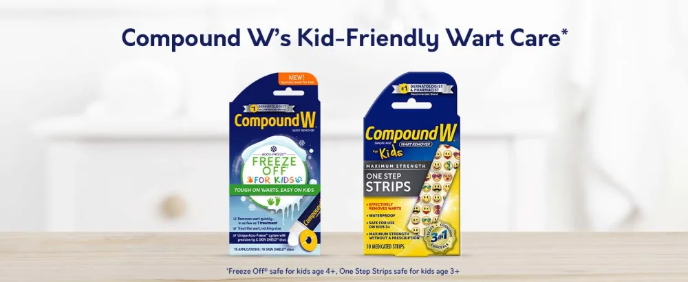 Compound W Freeze Off for Kids, Wart Removal Treatment, 15 Applications - Compound W