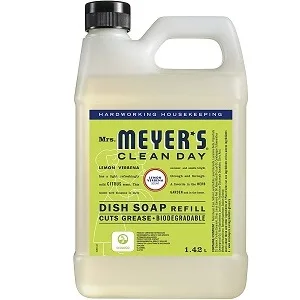 Mrs. Meyer's Clean Day Dish Soap Refill Cruelty Free Dishwashing Liquid Lemon Verbena Scent 1.4 Liter Refill for Dish Soap Bottle - product information 7