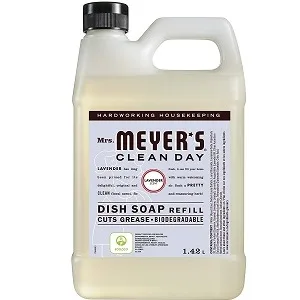 Mrs. Meyer's Clean Day Dish Soap Refill Cruelty Free Dishwashing Liquid Lavender Scent 1.4 Liter Refill for Dish Soap Bottle - product information 7