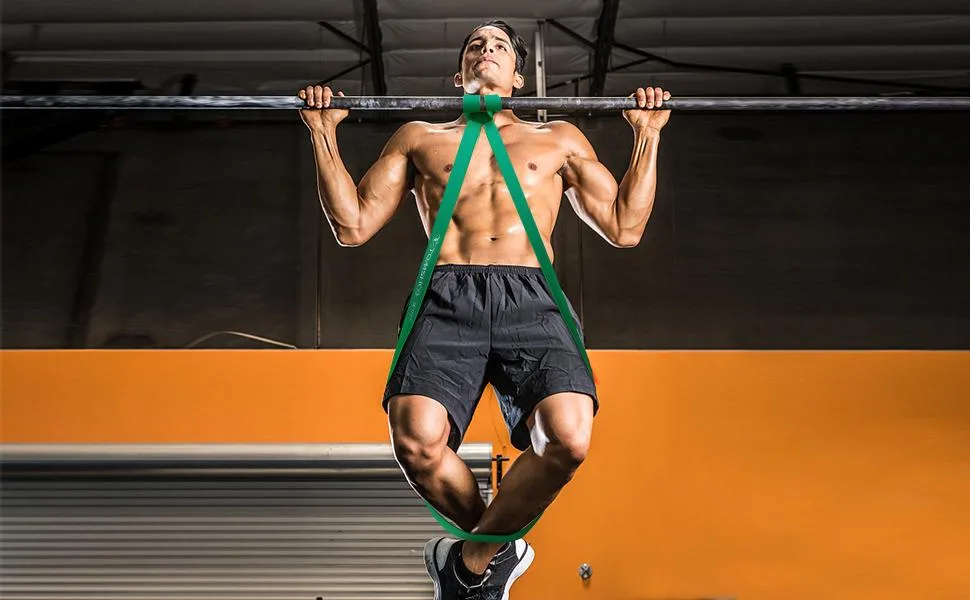TOMSHOO Pull Up Assist Resistance Exercise Bands for Body Streching Powerlifting Resistance Training Single Band (5 Set) - Übungsbänder
