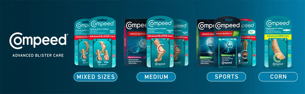 Compeed Corn Plasters, Advanced Corn Care Cushions, 10 Count (Pack of 2) - Packaging may Vary - Compeed