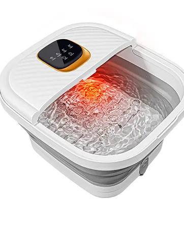 UNIFULL Collapsible Foot Spa Bath with Heat Motorized Massager Touch Screen Foot Pedicure Kit Temperature Control Pedicure Foot Spa Foot Bath - unifull foot spa