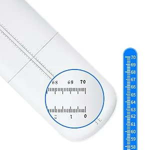 KUBEI Baby Scale Digital Infant Scale Multi-Function Digital Scale for Pets Toddler Scale with Measure Babies Weight and Height Tray Precision Digital Puppy Scale with kg/lb/oz Holding Function - Comes with Scale Plate