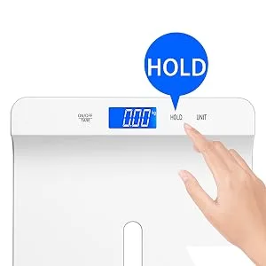 KUBEI Baby Scale Digital Infant Scale Multi-Function Digital Scale for Pets Toddler Scale with Measure Babies Weight and Height Tray Precision Digital Puppy Scale with kg/lb/oz Holding Function - Manual Lock Function