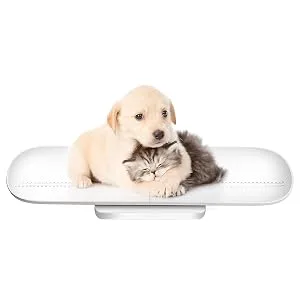 KUBEI Baby Scale Digital Infant Scale Multi-Function Digital Scale for Pets Toddler Scale with Measure Babies Weight and Height Tray Precision Digital Puppy Scale with kg/lb/oz Holding Function - Pet Weighing
