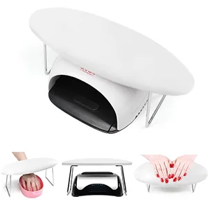 Comfortable Nail Arm Rest,Microfiber Leather Manicure Hand Pillow,Professional Nail Rest Cushion Table Desk Station for Nail Technician Salon Use (White) - nail art manicure hand rest cushion for arm rest manicure salon