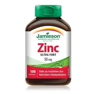 Jamieson Chewable Vitamin C 500 mg + Zinc 50 Mg Tablets Bundle - product information 2