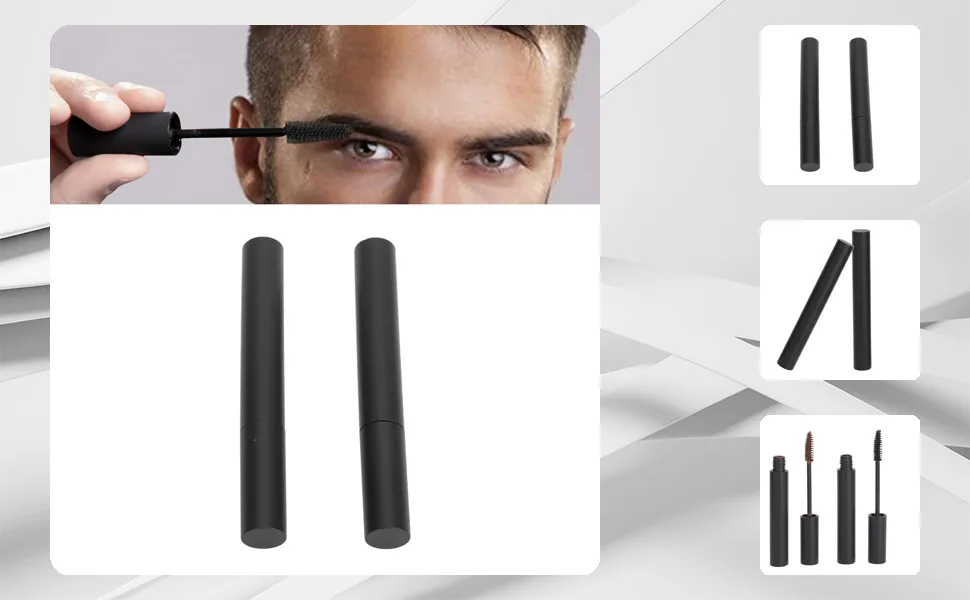 Mustache & Beard Dye Dark Brown 1 Pack - Covers Gray Adds Volume & Confidence Easy to Apply & Remove - 1413230158611-1
