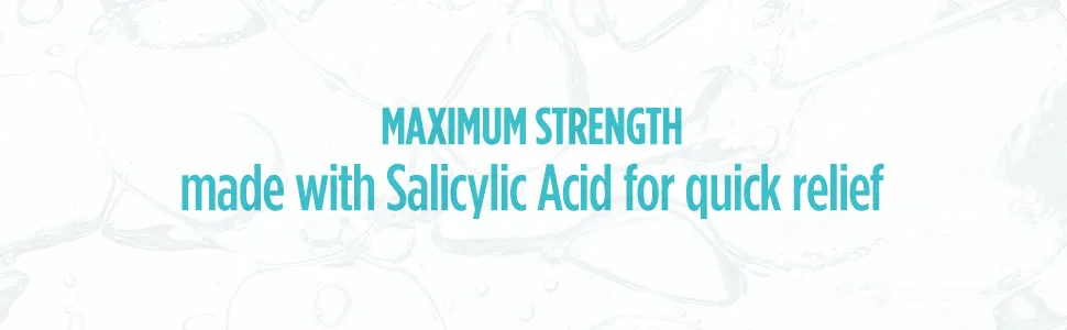 Comfort Zone Maximum Strength Liquid Corn & Callus Remover Treatment with Salicylic Acid, 0.33 Oz, 4 Piece Set - Made with Salicylic Acid for quick relief