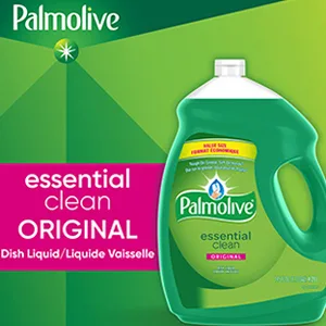 Palmolive Essential Clean Liquid Dish Soap Citrus Scent + Salt - 4.27 L - Liquid Dish Soap