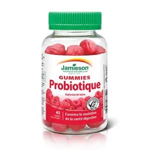 Jamieson Probiotic Gummies 45 Gummies & Vitamin D3 1 000 IU Gummies - Orange Strawberry Lemon Flavour 60 Gummies - product information 1