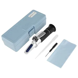 Salinity Refractometer Professional Automatic Temperature Compensation Salinity Refractometer for Aquariums Marine Monitoring or Food Salinity Test 0 28 Accurate Salinometer Refra - product information 2
