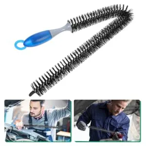 VILLFUL Engine Cleaning Brush Refrigerator Dryer Vent Cleaning Kit Dryer Cleaner Long Handle Clothes Dryer - product information 1