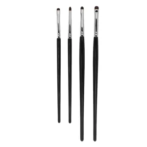 Eye Shadow Brush Kit Easy Apply Comfortable Grip Ergonomic Handle Detail Makeup Brush Kit 4pcs Moderate Texture Soft Hair for Home Use - product information 2