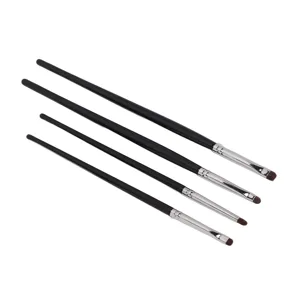 Eye Shadow Brush Kit Easy Apply Comfortable Grip Ergonomic Handle Detail Makeup Brush Kit 4pcs Moderate Texture Soft Hair for Home Use - product information 3