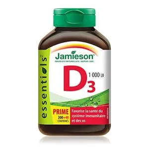 Omega-3 Select 1 000 mg & Vitamin D3 1 000 IU 240 Count (Pack of 1) Omega-3 Select + Vitamin D3 - product information 2