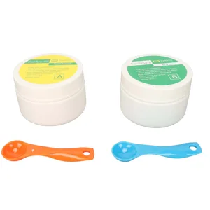 Jauarta 2pcs 400g Ear Impression Putty Custom Silicone Mild Soft High Elastic Ear Molding Putty Material with Spoons - product information 2