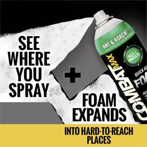 Combat Max Ant and Roach Killer Quick Kill Foam Spray, 17.5 Ounce - product information 2