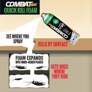 Combat Max Ant and Roach Killer Quick Kill Foam Spray, 17.5 Ounce - product information 5