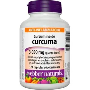 Webber Naturals Osteo Joint Ease with InflamEase and Glucosamine + Webber Naturals Turmeric Curcumin 3 050 mg Raw Herb Nutritional Supplement+Turmeric Curcumin - product information 2