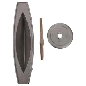 Anneome 1pc Iron Manual Medicine Roller Store Manual Grinding Tool Sand Cast Clinandrium Carpet - product information 5
