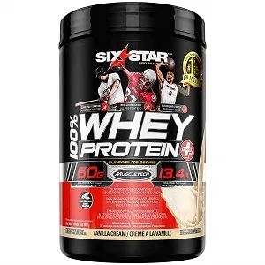 Whey Protein Powder + Pre Workout Powder - Six Star 100% Whey Protein Plus and Preworkout Explosion - product information 1
