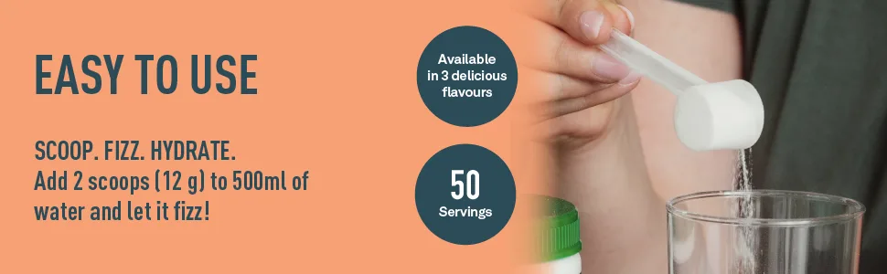 Organika Electrolytes + Enhanced Collagen - Strawberry Peach - Hydration + Protein 600 gram & Electrolyte Drink Mix - Raspberry flavour- Zero Sugar Hydration- 350 gram - 100 Servings - product information 4
