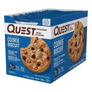 Quest Nutrition Chocolate Chip Protein Cookies (12ct) + Quest Nutrition Peanut Butter Cups (12ct) - product information 1