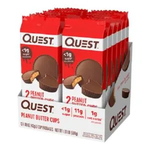 Quest Nutrition Chocolate Chip Protein Cookies (12ct) + Quest Nutrition Peanut Butter Cups (12ct) - product information 2