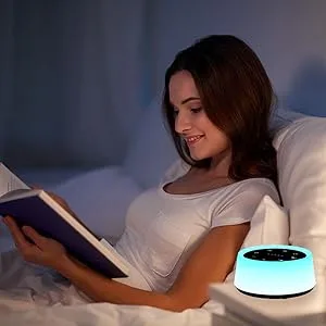 ColorsNoise Sound Machine and White Noise Machine with 30 Soothing Sounds with 12 Colors Baby Night Light with Memory Function (T-Black) - product information 7