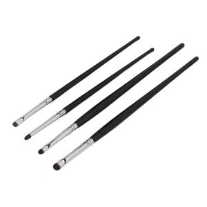 Eye Makeup Brushes Set 4pcs Small Head Dense Hair Soft Hair Easy Use for Eyeshadow Eyebrow Portable - product information 3