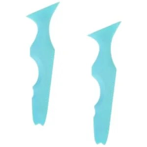 2pcs Multi-Function Shield Eyeliner Applicator Eyelash Lash Guide Aid Beauty Ruler Stencil - product information 6