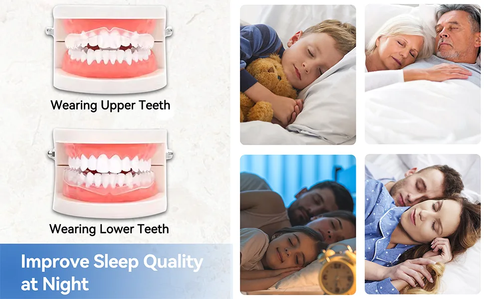 20pcs Dental Night Guards Rubber Athletic Protection Portable Mouth Clenching Guard for Grinding Teeth - product information 5
