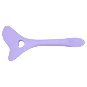 Reusable Aid with Cream Applicator Silicone Eye Makeup Tool for Drawing Eyeshadow Mascara Application - Versatile Eye Beauty Tool (Purple) - 1410220086012-2