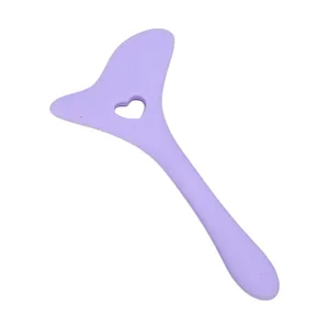 Reusable Aid with Cream Applicator Silicone Eye Makeup Tool for Drawing Eyeshadow Mascara Application - Versatile Eye Beauty Tool (Purple) - 1410220086012-2