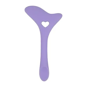 Reusable Aid with Cream Applicator Silicone Eye Makeup Tool for Drawing Eyeshadow Mascara Application - Versatile Eye Beauty Tool (Purple) - product information 2
