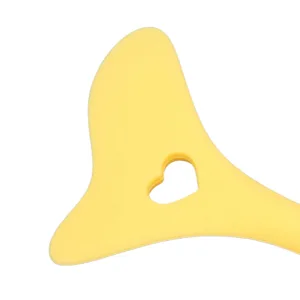 Reusable Aid with Cream Applicator Silicone Eye Makeup Tool for Drawing Eyeshadow Mascara Application - Versatile Eye Beauty Tool (Yellow) - 1410220086011-3