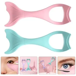 HAPINARY 2pcs Mascara Brush Tools Eye Liner Pencils Eyeshadow Eyelash Aid Kit Eyelash Assist Tool Extend Girl - product information 6