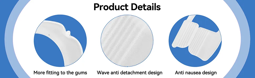 10pcs Dental Night Guards Rubber Athletic Protection Portable Mouth Clenching Guard for Grinding Teeth - product information 2
