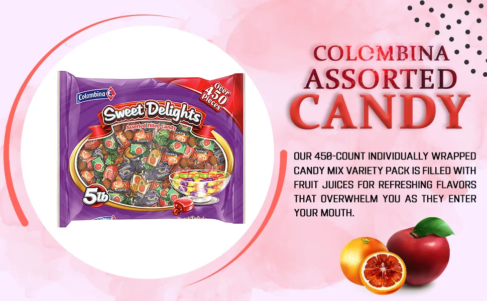 Colombina Breath Mints Delicate Drops | Over 660 Individually Wrapped Breath Savers Mini Mints in Bulk Bag 660 candies - bulk fruit candy individually wrapped hard candy