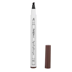 Liquid Eyebrow Pencil Eyebrow Pencil Four Forks Long Lasting Liquid Eyebrow Pen Waterproof Pencil (1# dark brown mocha color) - product information 3