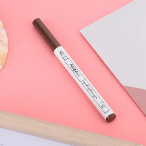 Liquid Eyebrow Pencil Eyebrow Pencil Four Forks Long Lasting Liquid Eyebrow Pen Waterproof Pencil (1# dark brown mocha color) - JM18136-01-2