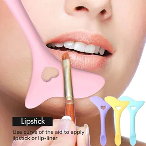 Silicone Aid Stencils Wing Tips Reusable Silicone Tool Mascara Drawing Aid Makeup Tool Applicator Tool () - 10347761-2