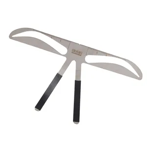 Line Marker Ruler 4 Types Permanent Eyebrow Ruler Eyebrow Measure Balance Extension Ruler Eyebrow Shape Stencil (Arched Eyebrows) - JM04947-03-2