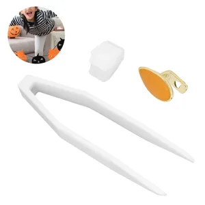 Hip Hop Teeth Single Removable Mouth Teeth Halloween Dentures Ornaments Accessories Teeth (Orange) - product information 3