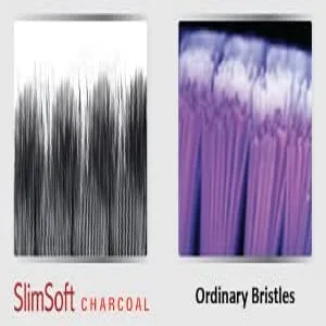 Colgate Slim Soft Charcoal Toothbrush 17x Slimmer Soft Tip Bristles (Buy 2 Get 2) - product information 5