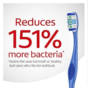 Colgate 360 Adult Toothbrush, 4 Count (Pack of 1) Medium 4 Count (Pack of 1) - 360 MTB