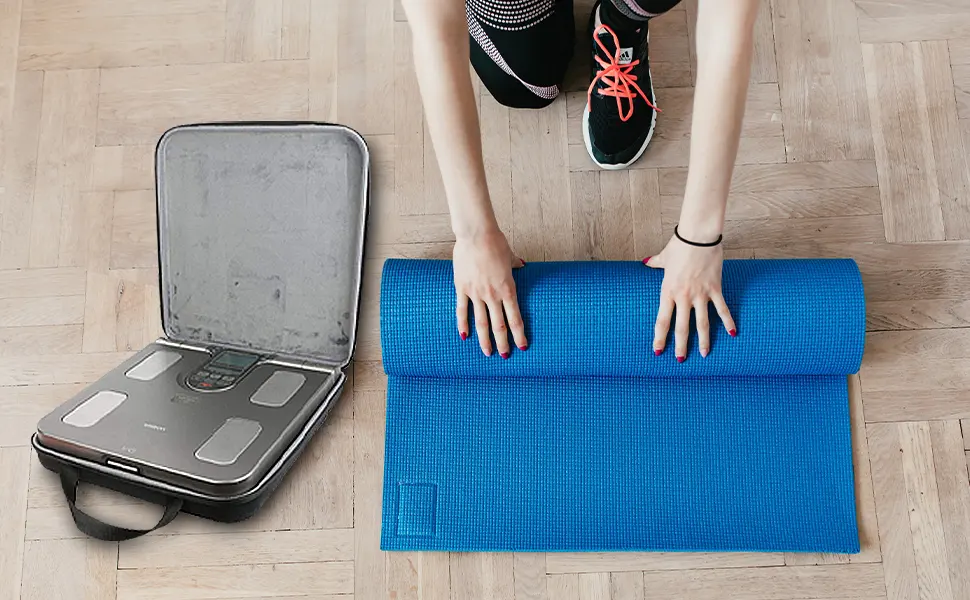 co2CREA Carrying Travel Storage Organizer Case Bag Replacement for Omron Body Composition Monitor Scale - 7 Fitness Indicators - product information 2